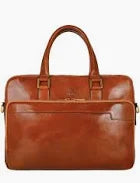 Time Resistance Leather Briefcase Laptop Bag – Orlando