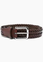 Anderson’s Woven Leather Belt