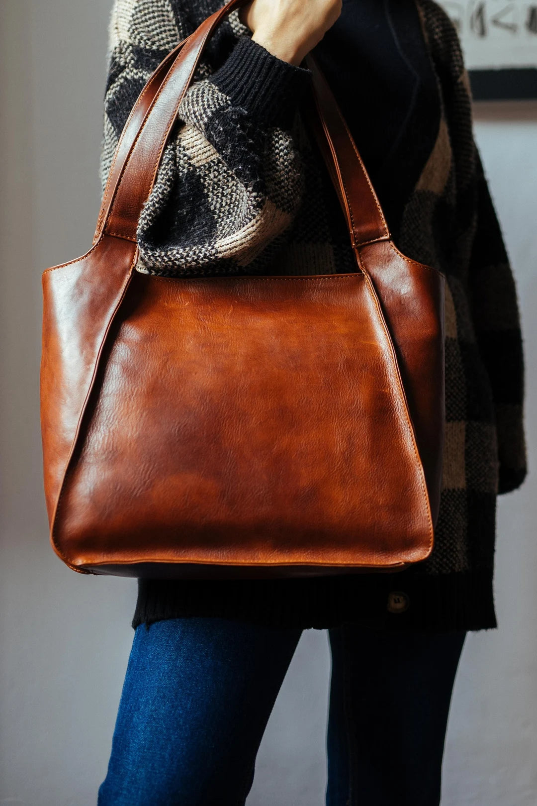 Classy Leather Bags Handmade Leather Tote